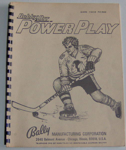 (image for) Bally Bobby Orr Power Play Manual